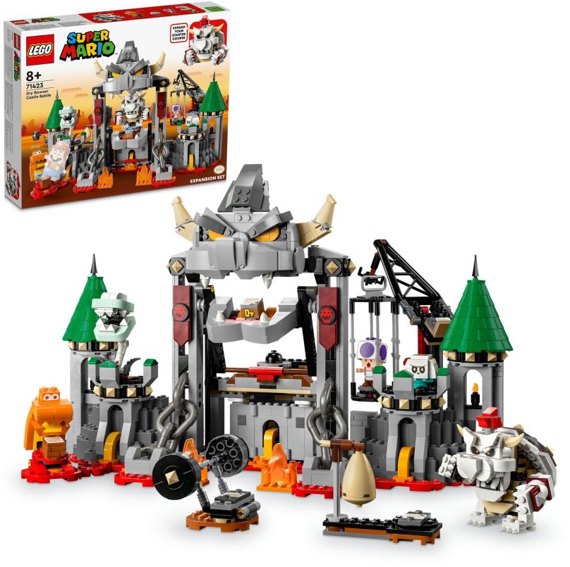 LEGO stavebnice LEGO® Super Mario™ 71423 Boj ve Dry Bowserově hradu – rozšiřující set