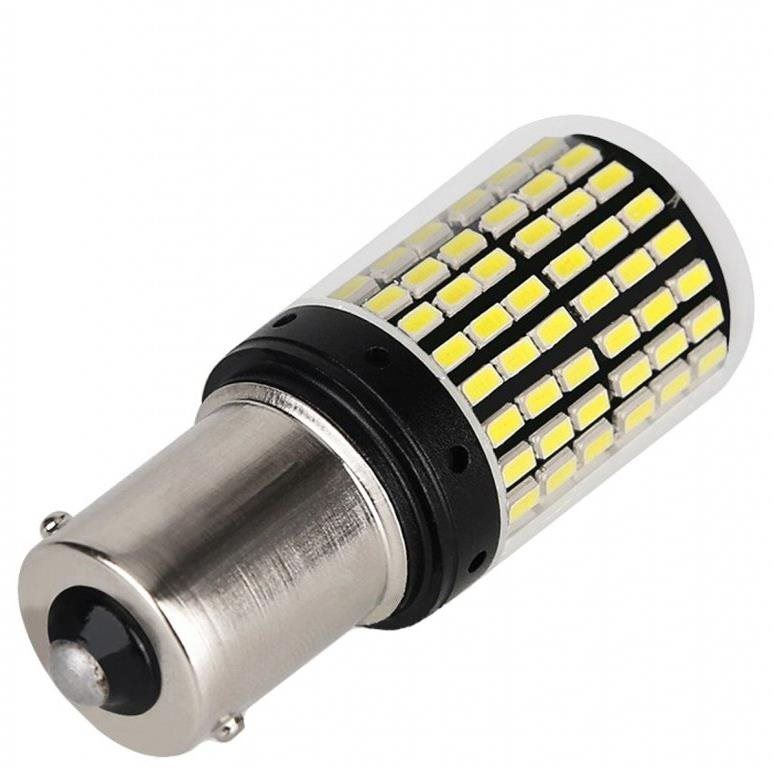 LED autožárovka Rabel Ba15s 144 4014 Canbus P21W 1156 bílá