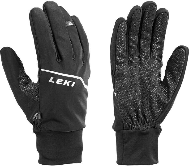 Lyžařské rukavice Leki TOUR Lite blk-chrome-wht 9.5