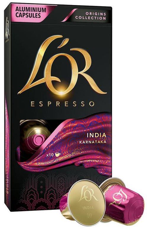 Kávové kapsle L'OR India 10ks hliníkových kapslí