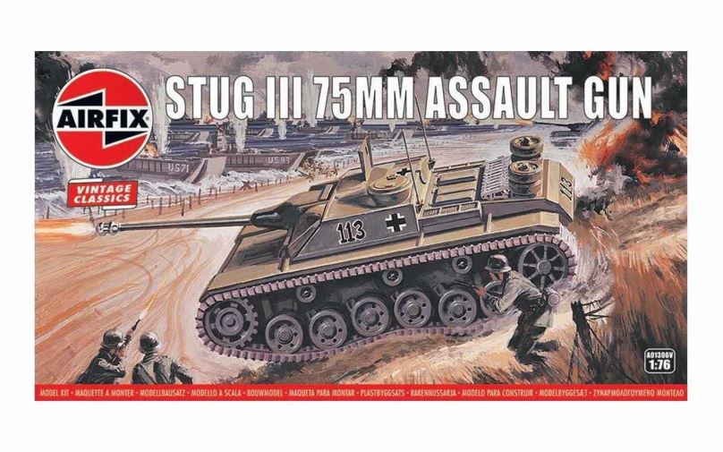 Model tanku Classic Kit VINTAGE military A01306V - Stug III 75mm Assault Gun