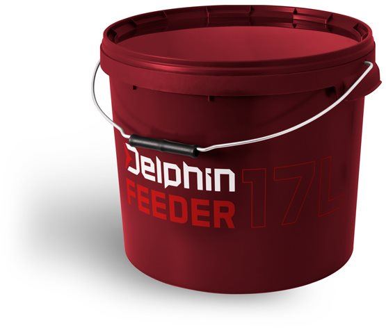 Delphin Okrouhlý kbelík s víkem Feeder 17l