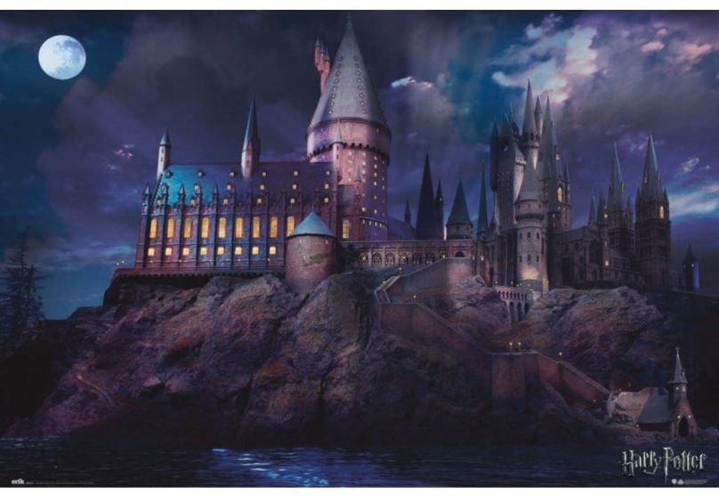 Plakát Harry Potter - Bradavice - Hogwarts - plakát