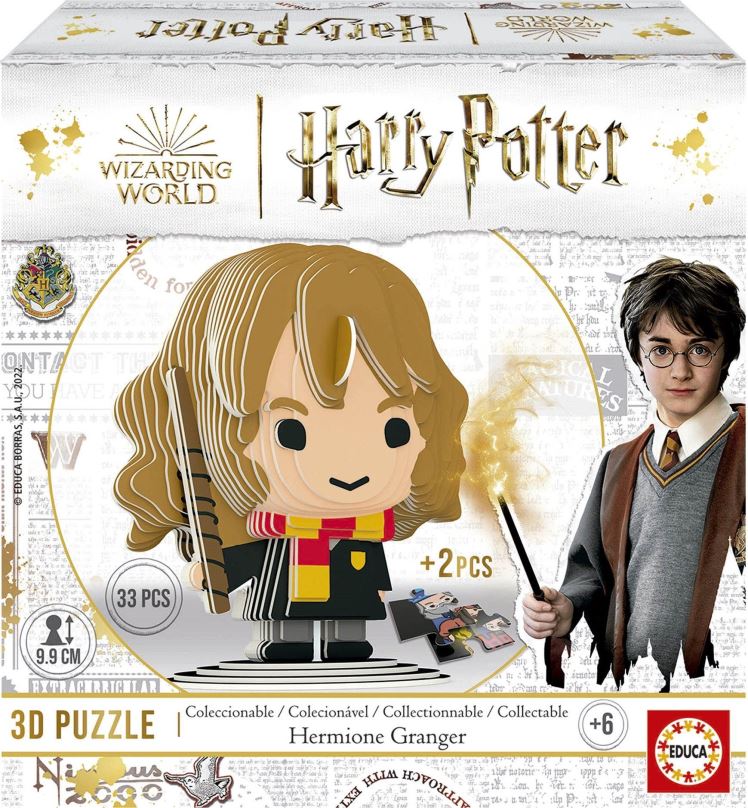 3D puzzle EDUCA 3D puzzle Harry Potter: Hermiona Grangerová 33 dílků