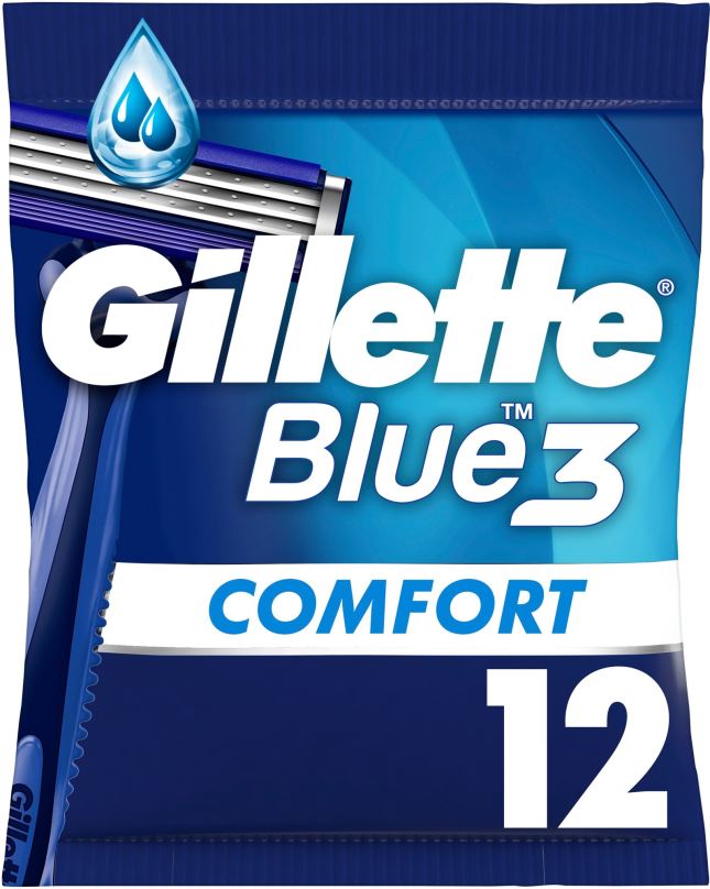 Holicí strojek GILLETTE Blue3 Comfort 12 ks