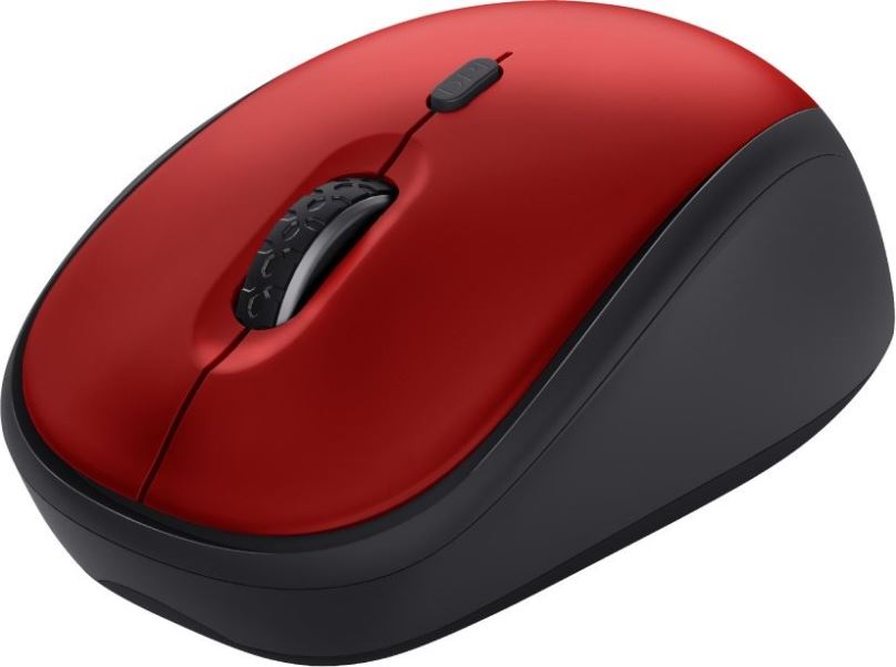 Myš Trust YVI+ Wireless Mouse ECO certified - RED/červená