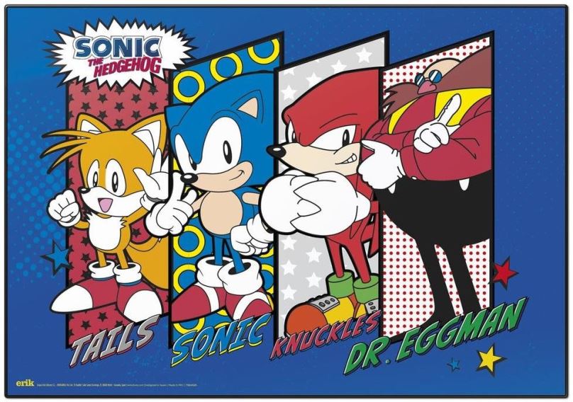 Podložka na stůl Sonic: The Hedgehog  - podložka na stůl