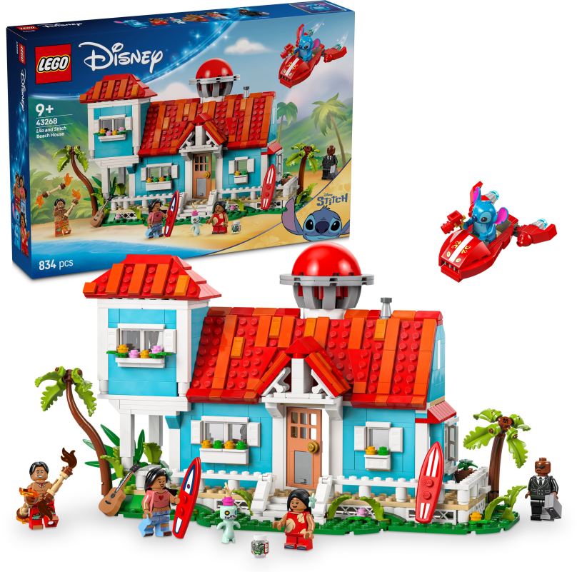 LEGO® | Disney 43268 Lilo a Stitch a domek na pláži 5702017814575