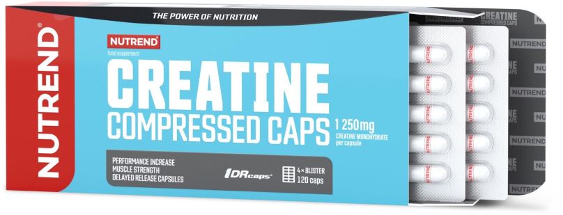 Kreatin Nutrend Creatine Compressed caps, 120 kapslí