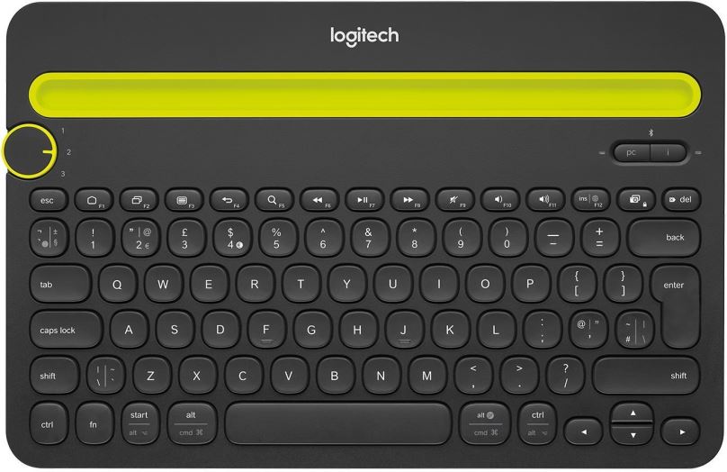 Klávesnice Logitech Bluetooth Multi-Device Keyboard K480 černá - US