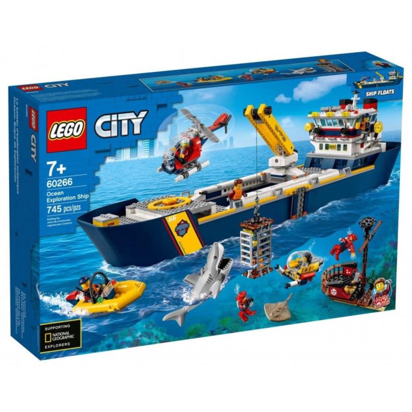 LEGO stavebnice LEGO City 60266 Oceánská průzkumná loď