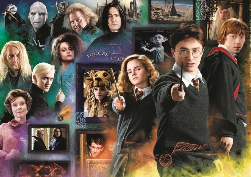 Puzzle Trefl Puzzle Harry Potter: Kouzelnický svět 1000 dílků