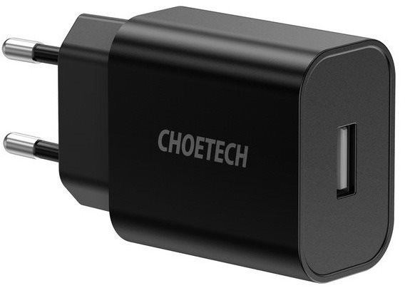 Nabíječka do sítě ChoeTech Smart USB Wall Charger 12W Black