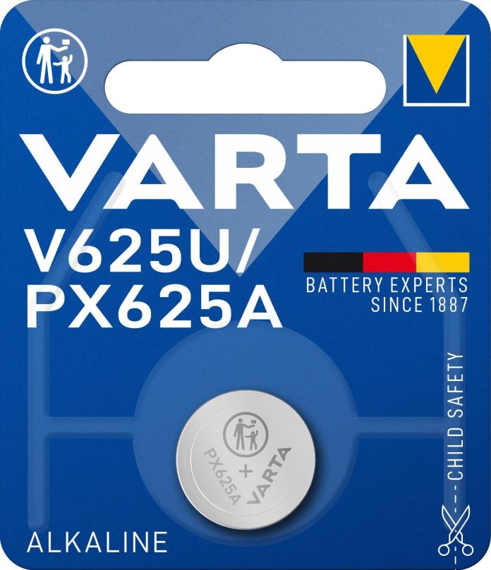 Knoflíková baterie VARTA speciální alkalická baterie V625U/PX625A/LR 9 1 ks