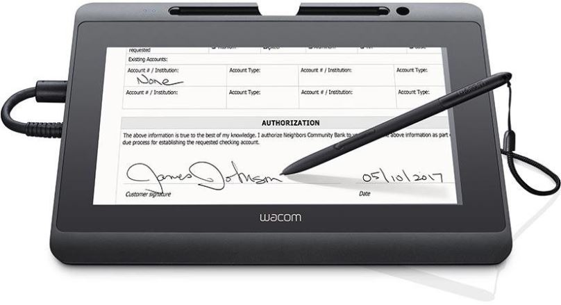 Grafický tablet Wacom Signature Set - DTH-1152 & sign pro PDF