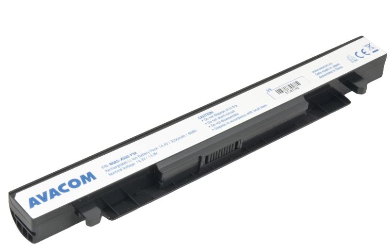 Baterie do notebooku AVACOM pro Asus X550, K550, Li-Ion 14,4V 3200mAh 46Wh