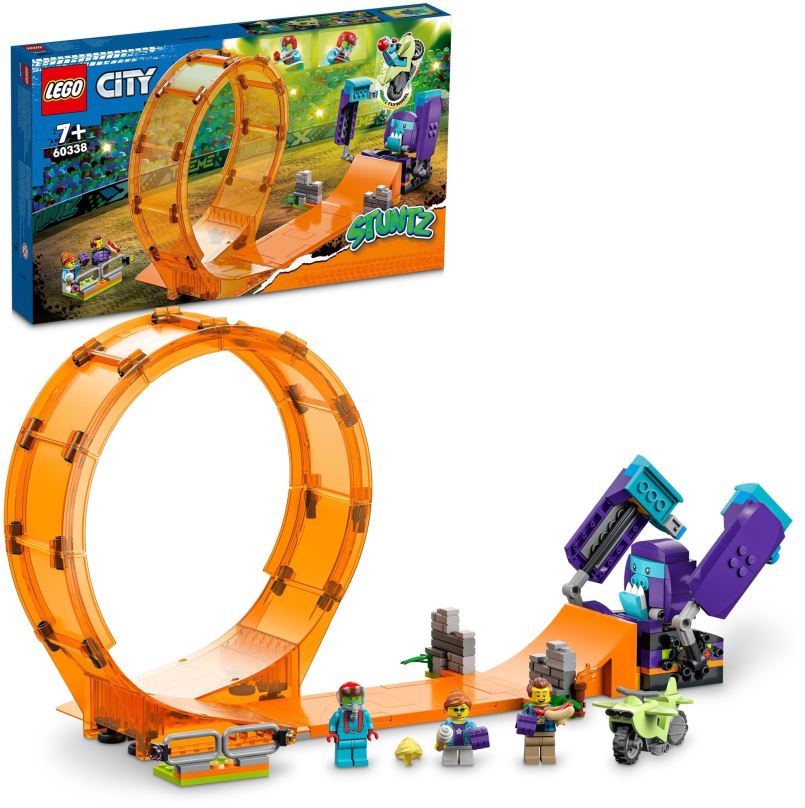 LEGO stavebnice LEGO® City 60338 Šimpanzí kaskadérská smyčka