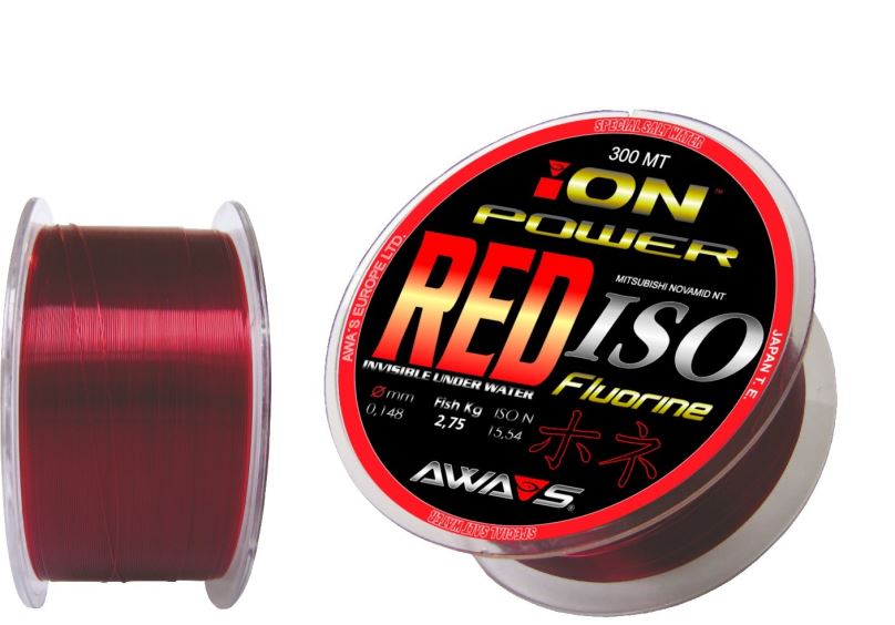 AWA-S Vlasec Ion Power Red ISO Fluorine 300m 0,181mm 4,5kg