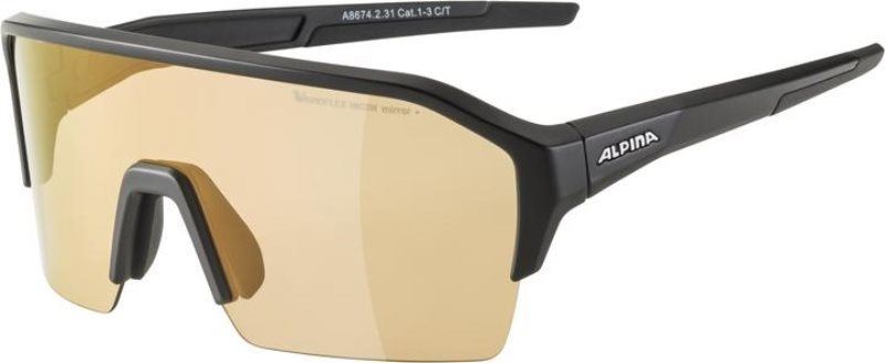 Cyklistické brýle Alpina RAM HR HVLM+ black matt