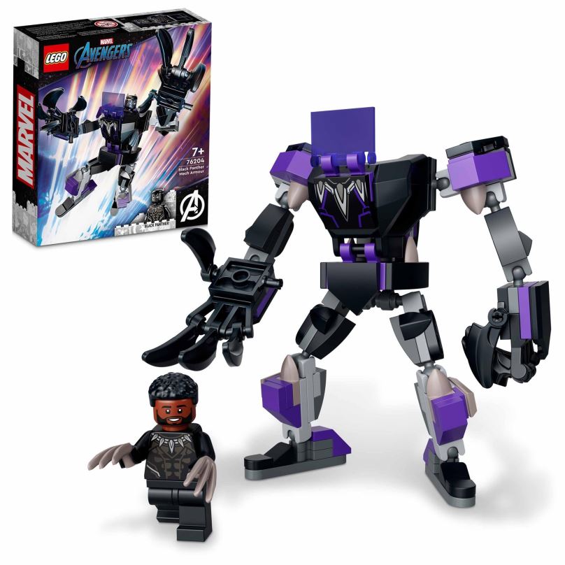 LEGO stavebnice LEGO® Marvel 76204  Black Pantherovo robotické brnění
