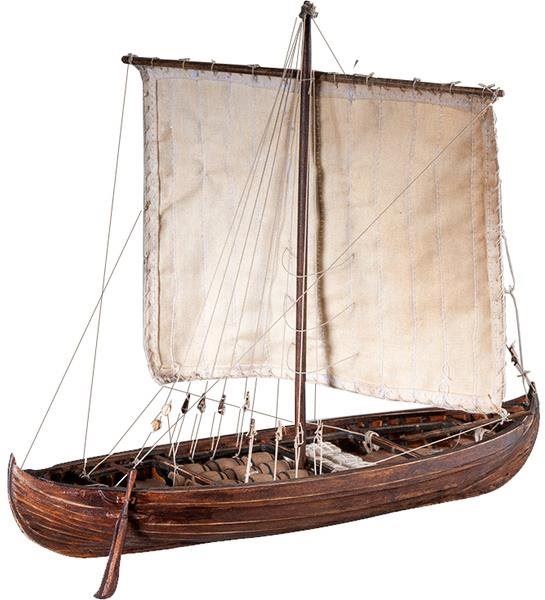 Model lodě Dušek Vikingská loď Knarr 1:72 kit