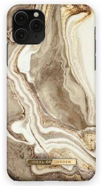 Kryt na mobil iDeal Of Sweden Fashion pro iPhone 12/12 Pro golden sand marble
