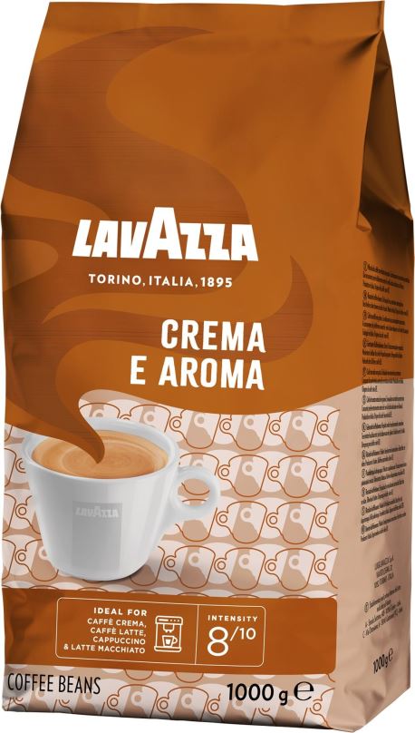 Káva Lavazza Crema e Aroma, zrnková, 1000g