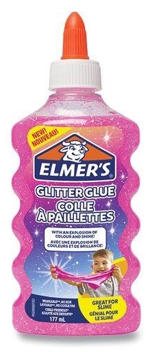 Lepidlo ELMER'S Glitter Glue 177 ml, růžové