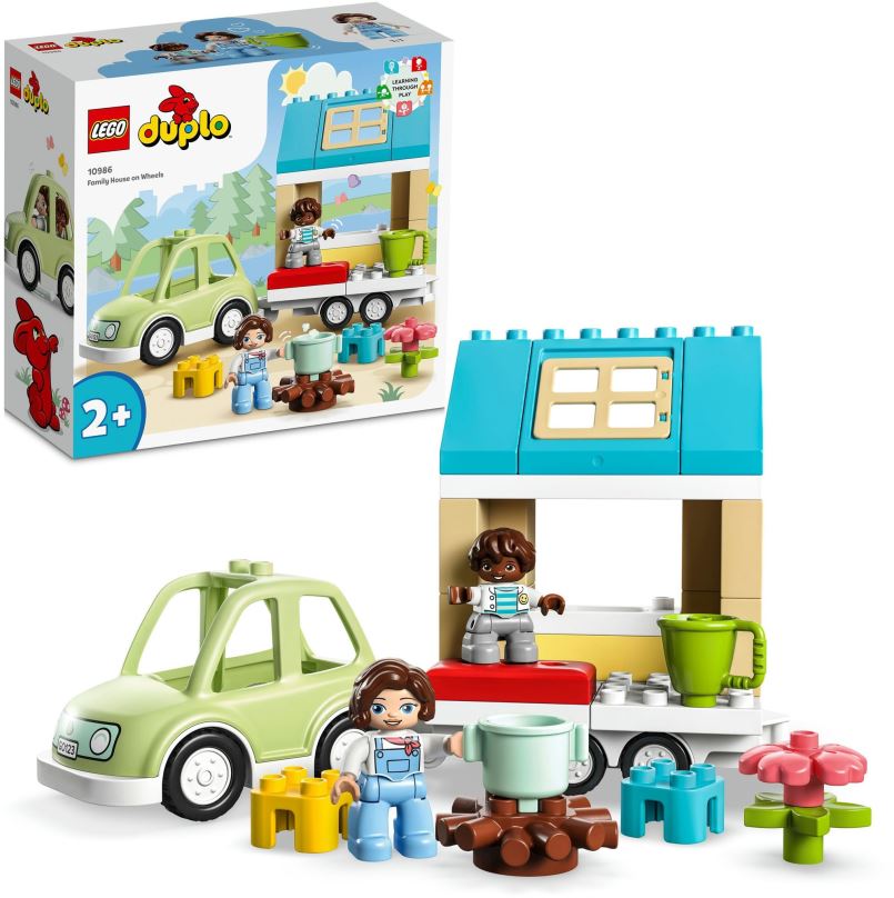 LEGO stavebnice LEGO® DUPLO®  10986 Pojízdný rodinný dům