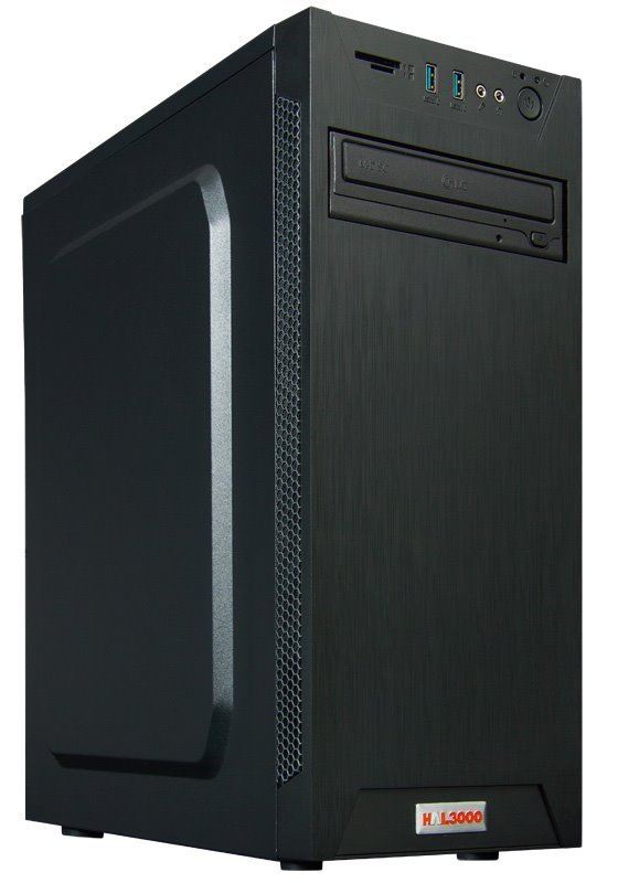 Herní počítač HAL3000 Enterprice Gamer Pro, Intel i3-8100, 8GB, RX 570, 120GB SSD + 1TB HDD, DVD, W10