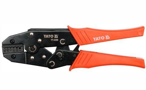 Krimpovací kleště YATO Kleště konektorové 230mm, 22-12(AWG), 0,5-4,00mm2