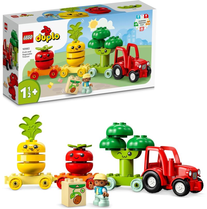 LEGO stavebnice LEGO® DUPLO®  10982 Traktor se zeleninou a ovocem