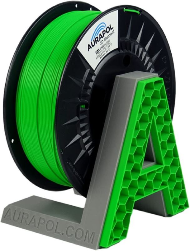 Filament AURAPOL PLA 3D Filament Žluto Zelená 1 kg 1,75 mm