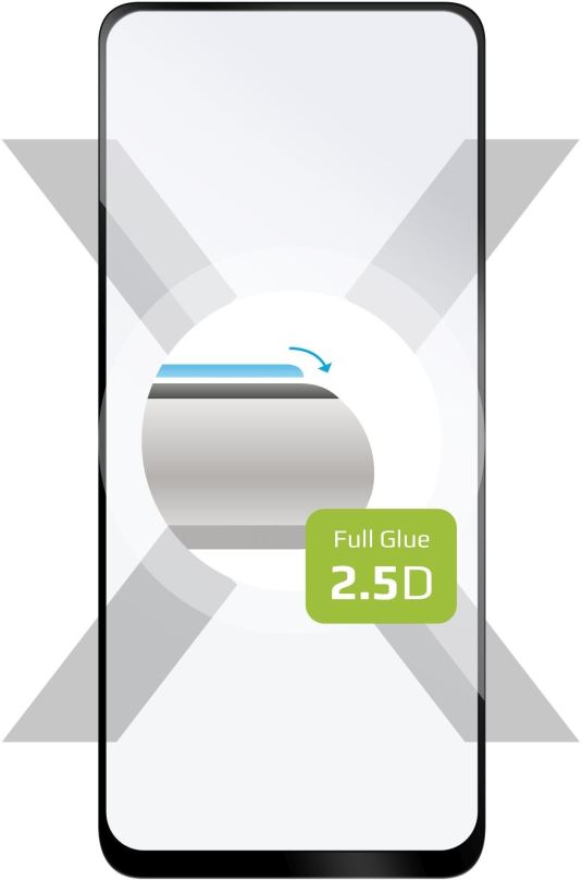 Ochranné sklo FIXED FullGlue-Cover pro Realme GT 5G černé