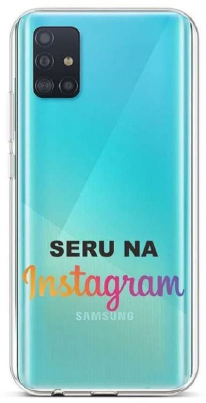 Kryt na mobil TopQ Samsung A51 silikon Instagram 51411