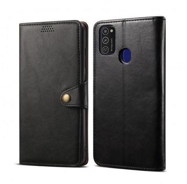 Pouzdro na mobil Lenuo Leather pro Samsung Galaxy S21 5G, černé