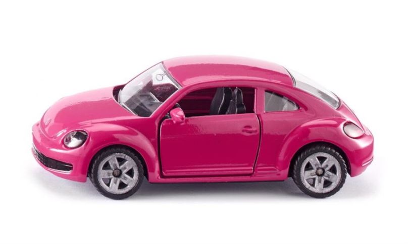 VW Brouk růžový s nálepkami