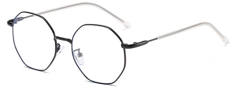 Brýle na počítač VeyRey Brýle na modré světlo oválné Ralf černé