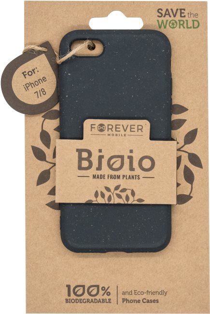 Kryt na mobil Forever Bioio pro iPhone 7/8/SE (2020) černý