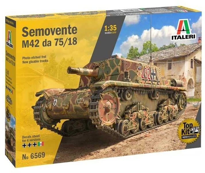 Model tanku Model Kit military 6569 - Semovente M42 da 75/18