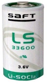 Jednorázová baterie SAFT LS33600, lithiový článek 3.6V, 17000mAh