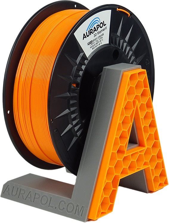 Filament AURAPOL PET-G Filament Oranžová 1 kg 1,75 mm AURAPOL