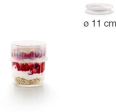 Víčko Lékué silikonové víčko na potraviny Reusable o 11,5 cm