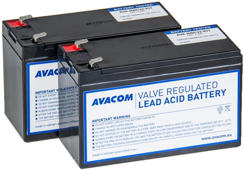 Baterie pro záložní zdroje Avacom bateriový kit pro renovaci RBC32