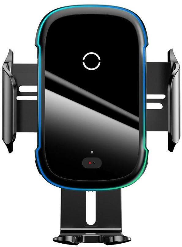 Držák na mobilní telefon Baseus Light Electric Car Holder Wireless Charger 15W Black