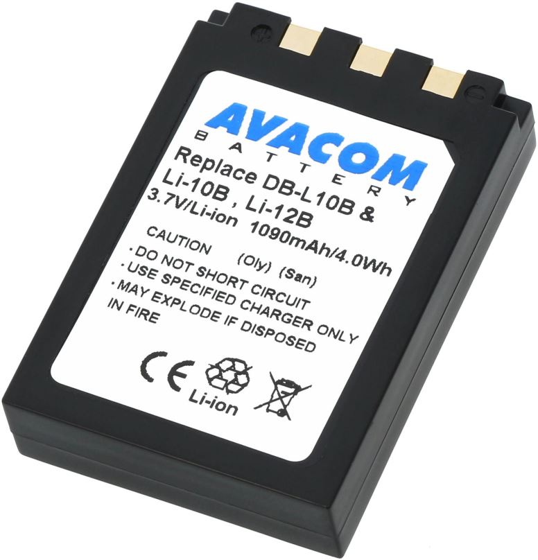 Baterie pro fotoaparát Avacom za Olympus LI-10B, LI-12B Li-ion 3.7V 1090mAh
