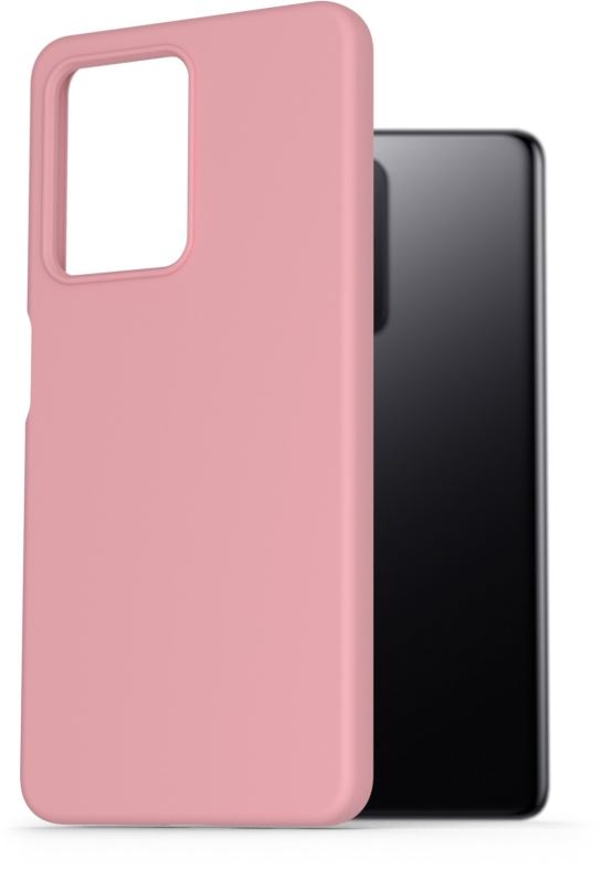 Kryt na mobil AlzaGuard Premium Liquid Silicone Case pro Xiaomi Redmi Note 12 Pro růžové