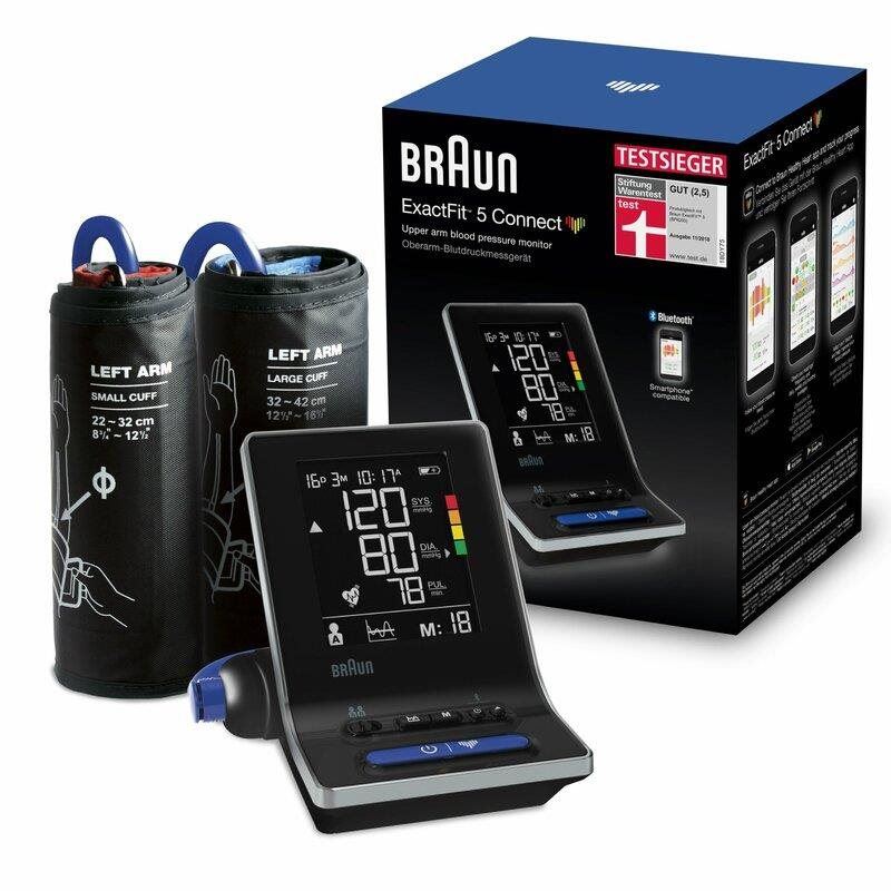 Tlakoměr Braun EXACTFIT™ 5 CONNECT BUA6350