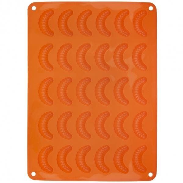 Pečicí forma ORION Forma silikon Rohlíček 30 oranžová