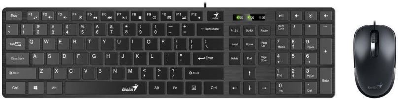 Set klávesnice a myši Genius SlimStar C126 - CZ/SK